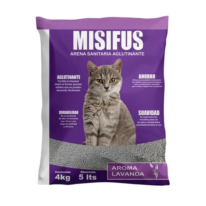 Arena Sanitaria Misifus 4 Kg
