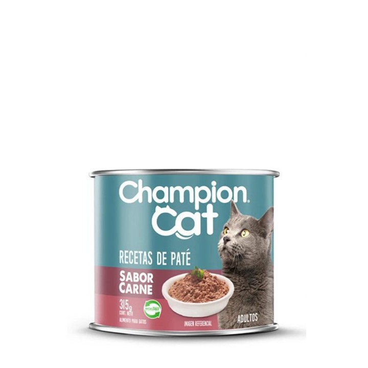 Latas de Champion Cat Adulto Carne 1 un.